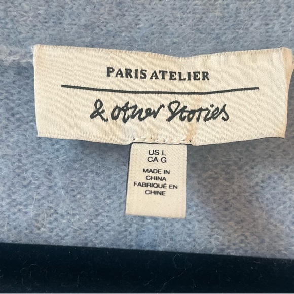 & Other Stories Light Blue Cardigan - Picture 5 of 7